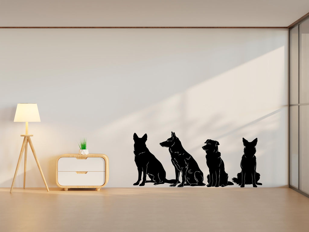 Dog wall decals, Grooming wall decor, Vetirinary decals, Pet lover gift, Pet shop dog house wall vinyl decal, Pet wall vinyl decal 431LU