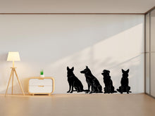 Load image into Gallery viewer, Dog wall decals, Grooming wall decor, Vetirinary decals, Pet lover gift, Pet shop dog house wall vinyl decal, Pet wall vinyl decal 431LU