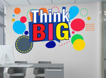 Load image into Gallery viewer, Think Big wall decal Office Wall Decal Sticker for Office, Office Wall Decal Idea Teamwork, Office Wall Decor 457RS