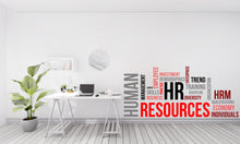 Load image into Gallery viewer, Human Resources Wall Decor HR Specialist Office Wall Decal Teamwork Business Worker Inspire Office Decor Motivation Stickers Mural 415LU