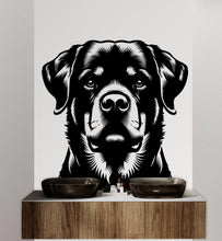 Load image into Gallery viewer, Rottweiler Dog wall decal Dog decor Dog kids Dog wall art Decal Dog Lover Animals Dog Wall Bathroom Wall Decals Stickers Vinyl 081DE