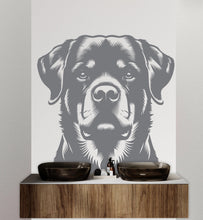 Load image into Gallery viewer, Rottweiler Dog wall decal Dog decor Dog kids Dog wall art Decal Dog Lover Animals Dog Wall Bathroom Wall Decals Stickers Vinyl 081DE