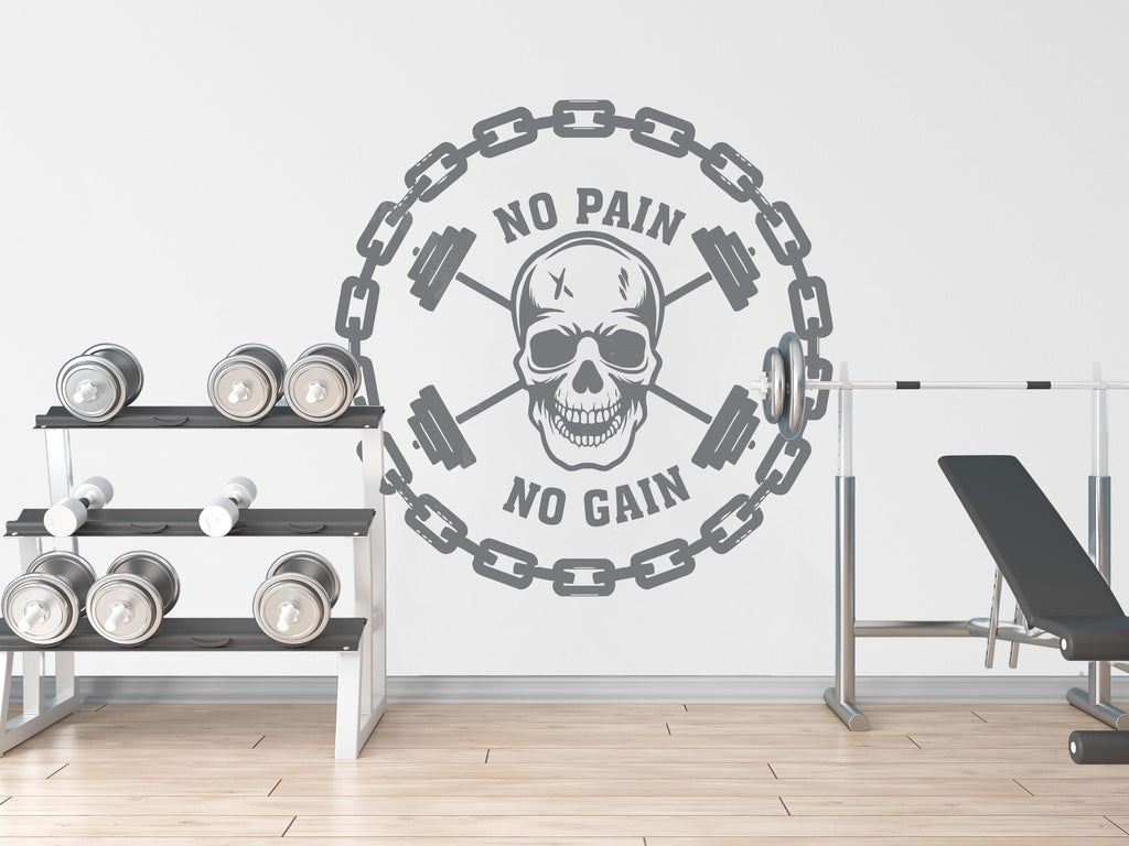 Fitness Gym Wall Decal Power fitness Squat Decor Workout Art Vinyl Gym Wall Stickers Bedroom Gym Workout Dog Motivation Cross-fit 088DE