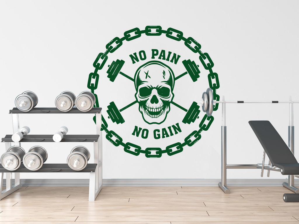 Fitness Gym Wall Decal Power fitness Squat Decor Workout Art Vinyl Gym Wall Stickers Bedroom Gym Workout Dog Motivation Cross-fit 088DE