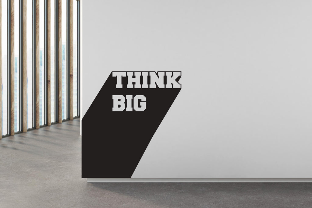 Think Big wall decal Office Wall Decal Sticker for Office, Office Wall Decal Idea Teamwork, Office Wall Decor 460RS
