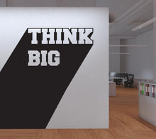 Load image into Gallery viewer, Think Big wall decal Office Wall Decal Sticker for Office, Office Wall Decal Idea Teamwork, Office Wall Decor 460RS