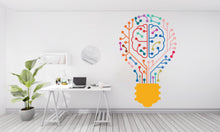 Load image into Gallery viewer, Technology Vinyl Wall Art Decal, Circuit Board Wall Decal, Office Wall Decor, Business Software Wall Sticker, Computer It Decor Office 487RS