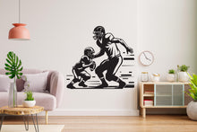 Load image into Gallery viewer, Father Son Football Wall Decor, American Football Wall Decal Sport Vinyl, Football Stickers, Boys Room Wall Stickers, Kids Room Decor 442LU