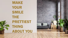 Load image into Gallery viewer, Dental wall decor Smile Stickers Clinic Decal Door Wall Sticker Décor Tooth Art 489RS