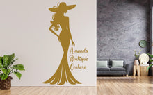 Load image into Gallery viewer, Boutique Couture wall decor Boutique Stickers Personalized Wall Decal Door Wall Sticker Dress Wall Décor Couture wall decal Art 490RS