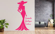 Load image into Gallery viewer, Boutique Couture wall decor Boutique Stickers Personalized Wall Decal Door Wall Sticker Dress Wall Décor Couture wall decal Art 490RS