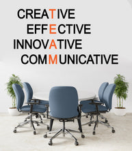 Load image into Gallery viewer, Team Quote Decal for Office, Creative Motivational Inspirational Teamwork Innovative Effective Wall Decal Sticker Decor for Office 448LU