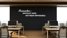 Load image into Gallery viewer, Office wall decal, Quote Decal for Office Employee, Motivational Inspirational Teamwork Wall Decal Sticker Decor for Office 453LU