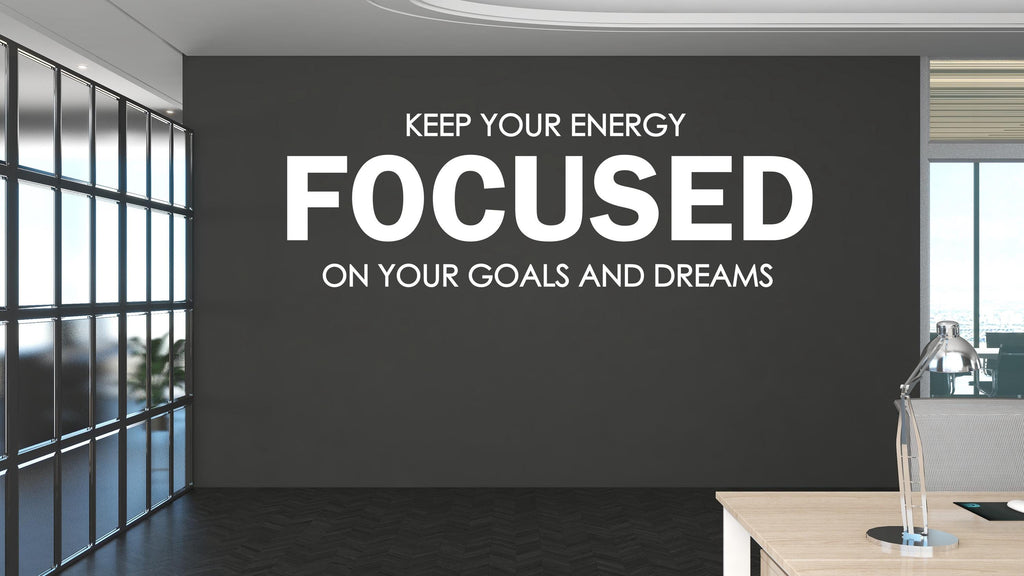 Office wall decal, Quote Decal for Office Employee, Motivational Inspirational Teamwork Wall Decal Sticker Decor for Office 454LU