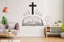 Load image into Gallery viewer, Prayer Wall Decal, Religious Wall Sign, Bible Christian Wall Decal, Church Sanctuary Wall Art, Bible Wall Decor, Religious Wall Art 422LU