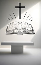 Load image into Gallery viewer, Prayer Wall Decal, Religious Wall Sign, Bible Christian Wall Decal, Church Sanctuary Wall Art, Bible Wall Decor, Religious Wall Art 422LU