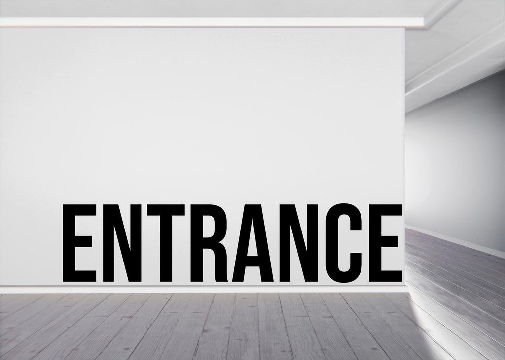 Entrance, Office Decor, Office Decals, Wall Sticker, Office Walls, Office, Wall Art, Wall Decal, Office, Motivational, Wall Decor 463LU