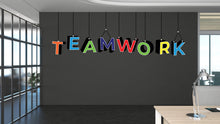Load image into Gallery viewer, Teamwork Wall Decor Office Wall Decal Idea Teamwork Business Worker Inspire Office Decoration Motivation Stickers Mural Unique Gift 466LU