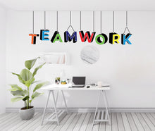 Load image into Gallery viewer, Teamwork Wall Decor Office Wall Decal Idea Teamwork Business Worker Inspire Office Decoration Motivation Stickers Mural Unique Gift 466LU