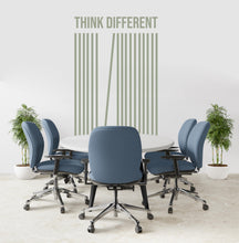 Load image into Gallery viewer, Think Different Work Quote Decal for Office Employee, Motivational Inspirational Teamwork Wall Decal Sticker Decor for Office 467LU