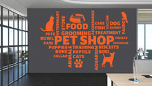 Load image into Gallery viewer, Pet shop Wall Decor Animals Wall Decal Dog Cat Business Worker Pet Shop Office Decoration Animals Stickers Mural Unique Gift 477RS