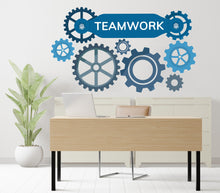 Load image into Gallery viewer, Teamwork Office Wall Decal Idea Teamwork Business Worker Inspire Office Decoration Motivation Stickers Mural Unique Gift 494RS