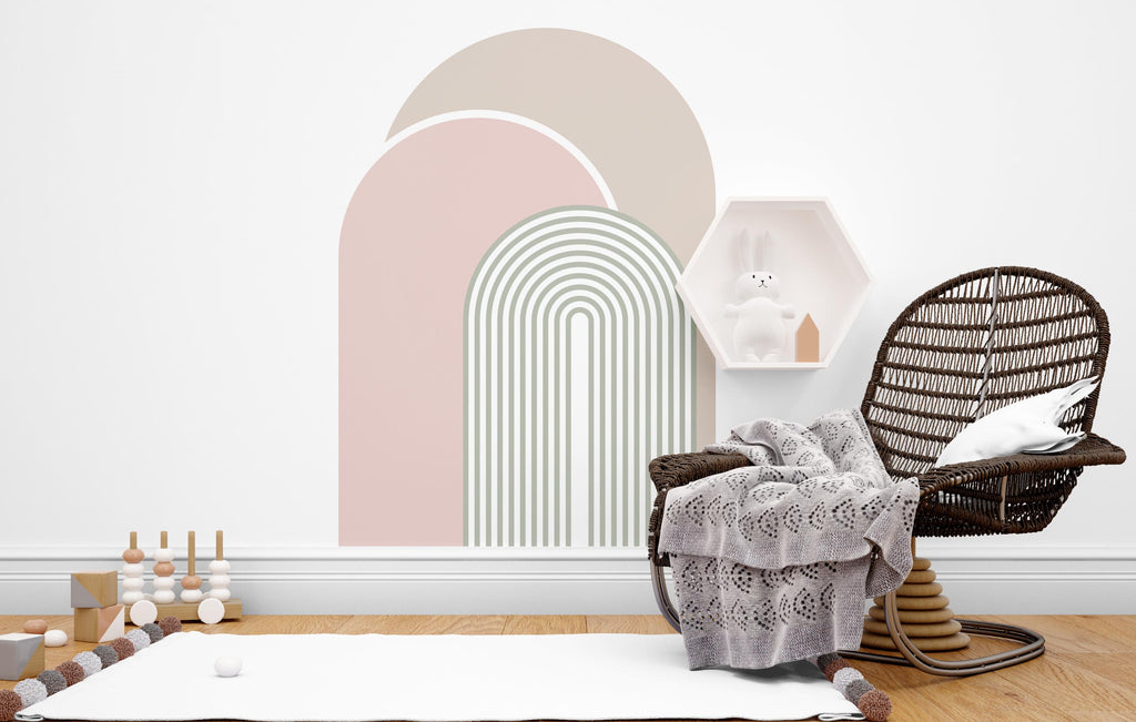 Boho Wall Decal, Living Room Decoration, Bed Arch Sticker, Hedboard Wall Decal, Arch Wall Decal, Arch Wall Decal Sticker, Wall Decal 496RS