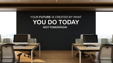 Load image into Gallery viewer, Office wall decal, Work Quote Decal for Office Employee, Motivational Inspirational Teamwork Wall Decal Sticker Decor for Office Walls 469LU
