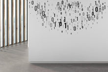 Load image into Gallery viewer, Coding Binary Code Wall Decal, Technology Vinyl Wall Art Decal, Circuit Board Wall Decal, Office Wall Decor, Computer It Decor Office 428LU