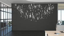 Load image into Gallery viewer, Coding Binary Code Wall Decal, Technology Vinyl Wall Art Decal, Circuit Board Wall Decal, Office Wall Decor, Computer It Decor Office 428LU