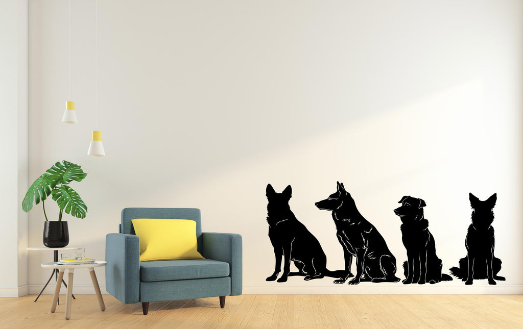 Dog wall decals, Grooming wall decor, Vetirinary decals, Pet lover gift, Pet shop dog house wall vinyl decal, Pet wall vinyl decal 431LU