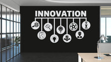 Load image into Gallery viewer, Innovation wall decal Ideas Teamwork Development Analysis Innovation Wall decal, Wall stickers, Wall decor, Wall Art 480RS