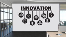 Load image into Gallery viewer, Innovation wall decal Ideas Teamwork Development Analysis Innovation Wall decal, Wall stickers, Wall decor, Wall Art 480RS