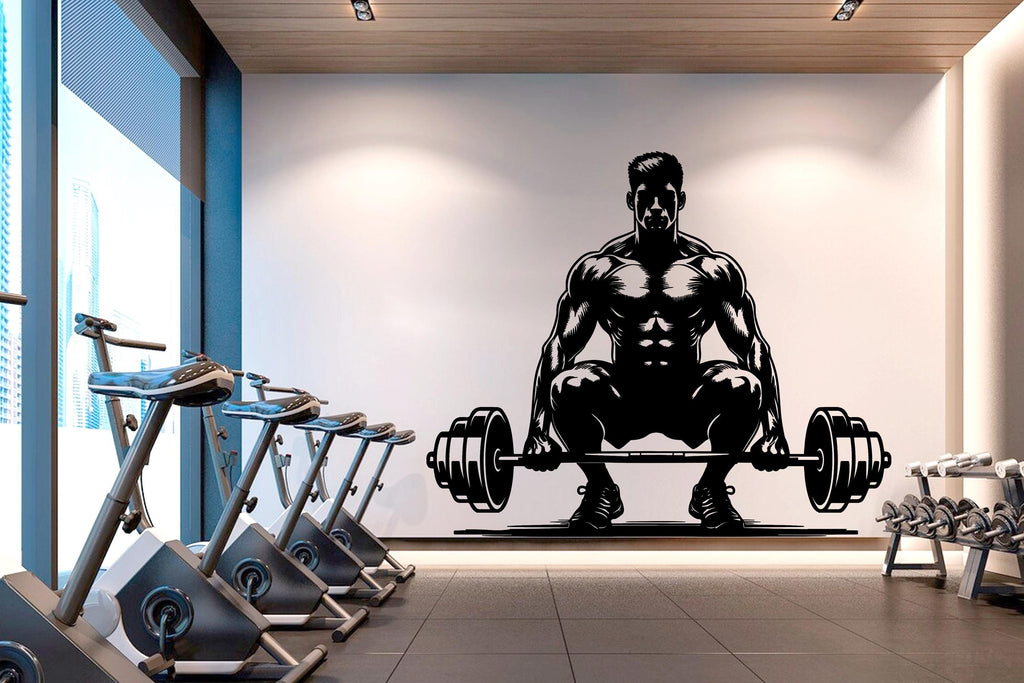 Gym Wall Decor Monster Body Fitness Wall Art Gym Wall Decals Gorilla Wall Decal Crossfit Gifts Home Gym Wall Sticker Gym 482RS