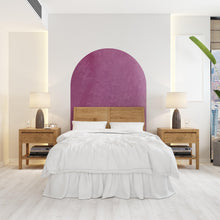 Load image into Gallery viewer, Arch Textured Concrete Wall Decal, Bed Arch Sticker, Hedboard Wall Decal, Arch Wall Decal, Sticker, Wall Decal, Super King Bed Arch 484RS