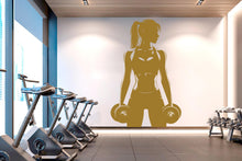Load image into Gallery viewer, Gym Wall Decal Home Gym Girl Power fitness Quote Decor Workout Art Vinyl Gym Wall Stickers Bedroom Gym Workout Motivation Crossfit 500RS