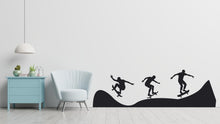 Load image into Gallery viewer, Wall Decal Skateboarder Skate Wall Art Stickers Skateboard Decals Skateboard Wall Stickers Kids Room Removable Home Decor Skate style 484LU
