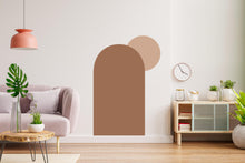 Load image into Gallery viewer, Boho Wall Decal, Nursery Boho Arch Decor, Bed Arch Sticker, Hedboard Wall Decal, Arch Wall Decal, Arch Wall Decal Sticker, Wall Decal 487LU