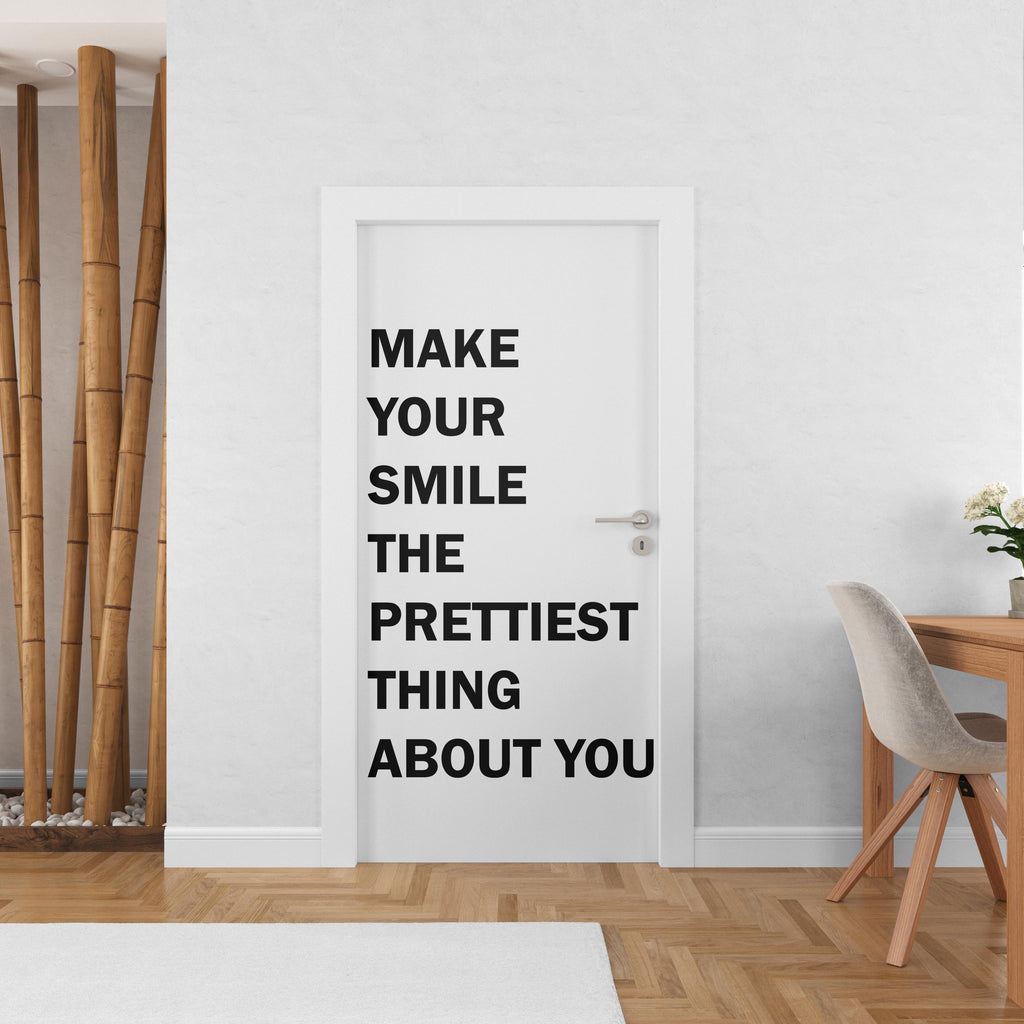 Dental wall decor Smile Stickers Clinic Decal Door Wall Sticker Décor Tooth Art 489RS