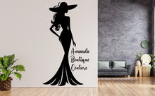 Load image into Gallery viewer, Boutique Couture wall decor Boutique Stickers Personalized Wall Decal Door Wall Sticker Dress Wall Décor Couture wall decal Art 490RS