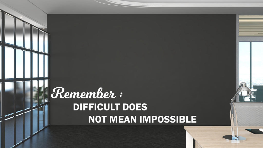 Office wall decal, Quote Decal for Office Employee, Motivational Inspirational Teamwork Wall Decal Sticker Decor for Office 453LU