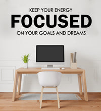 Load image into Gallery viewer, Office wall decal, Quote Decal for Office Employee, Motivational Inspirational Teamwork Wall Decal Sticker Decor for Office 454LU
