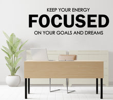 Load image into Gallery viewer, Office wall decal, Quote Decal for Office Employee, Motivational Inspirational Teamwork Wall Decal Sticker Decor for Office 454LU