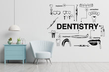 Load image into Gallery viewer, Dentistry Wall Decor Dental Care Wall Decal Teeth Wall Decal Teeth Wall Sticker Dental Wall Decal Dental Wall Art Window Wall Sticker 457LU