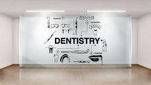 Load image into Gallery viewer, Dentistry Wall Decor Dental Care Wall Decal Teeth Wall Decal Teeth Wall Sticker Dental Wall Decal Dental Wall Art Window Wall Sticker 457LU