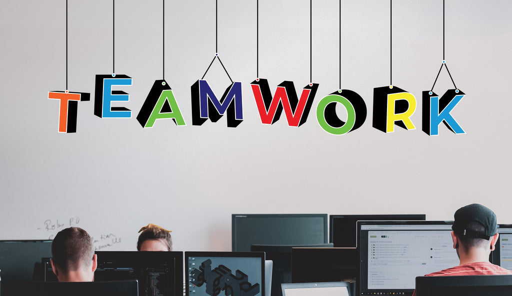 Teamwork Wall Decor Office Wall Decal Idea Teamwork Business Worker Inspire Office Decoration Motivation Stickers Mural Unique Gift 466LU