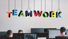 Load image into Gallery viewer, Teamwork Wall Decor Office Wall Decal Idea Teamwork Business Worker Inspire Office Decoration Motivation Stickers Mural Unique Gift 466LU