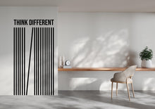 Load image into Gallery viewer, Think Different Work Quote Decal for Office Employee, Motivational Inspirational Teamwork Wall Decal Sticker Decor for Office 467LU