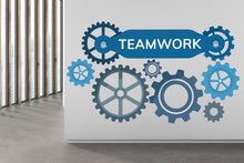 Load image into Gallery viewer, Teamwork Office Wall Decal Idea Teamwork Business Worker Inspire Office Decoration Motivation Stickers Mural Unique Gift 494RS