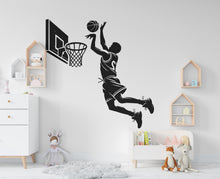 Load image into Gallery viewer, Basketball Boy wall decal Sport Wall Decal Kids Decal Personalized Gifts wall Vinyl Wall Sticker Boy Room 511RS